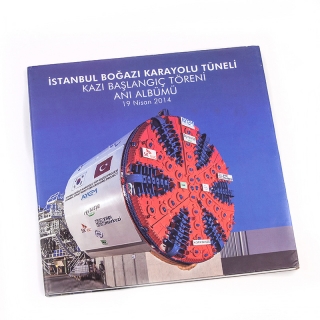 17.İstanbul Boğazı Karayolu Tüneli Kazı Başlangıç Töreni Anı Albümü 19 Nisan 2014